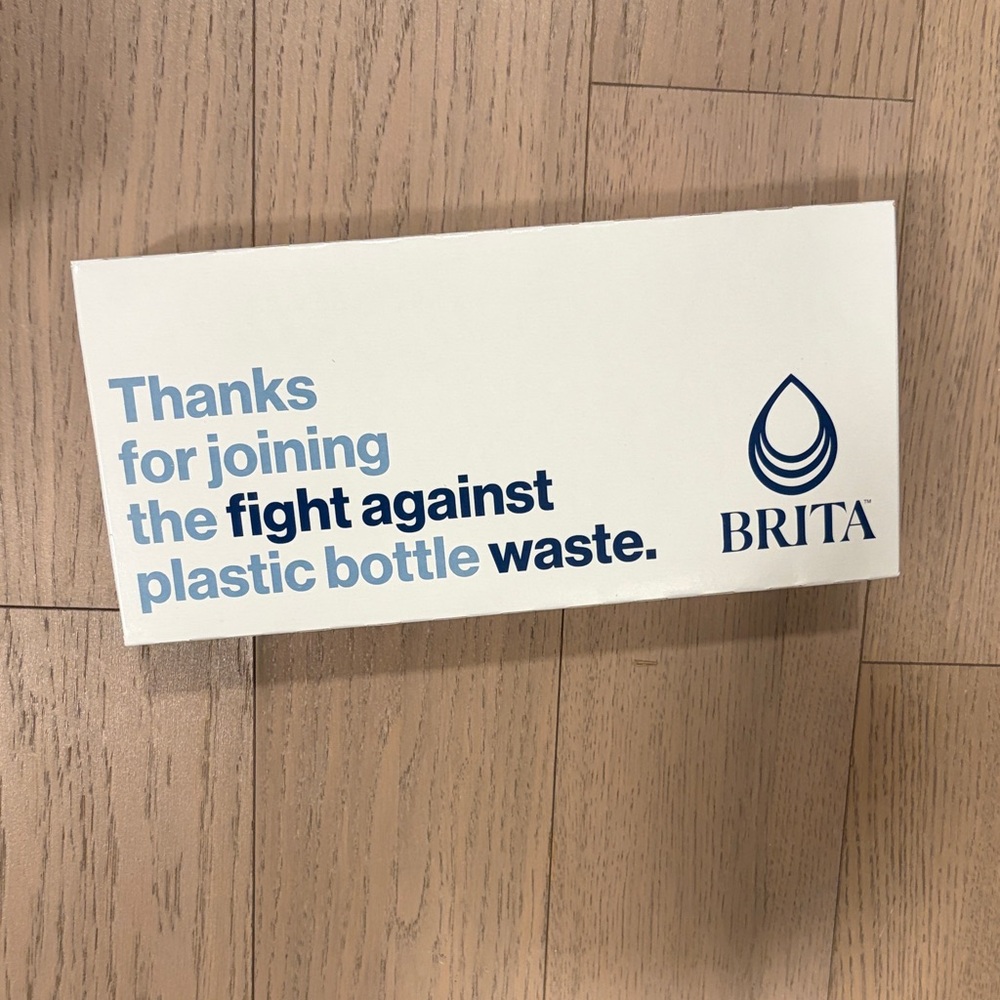 Brita Blue and White Environmental Sign